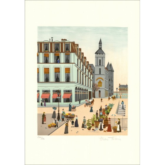 Original Lithograph signed and numbered in pencil by the artist - Budget range, small price, decoration, cheap work, cade