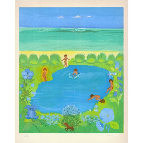  - Original firmado y justificado Litografía a lápiz por el artista - Rango de presupuesto, Precio pequeño, Decoración, Trabajo 