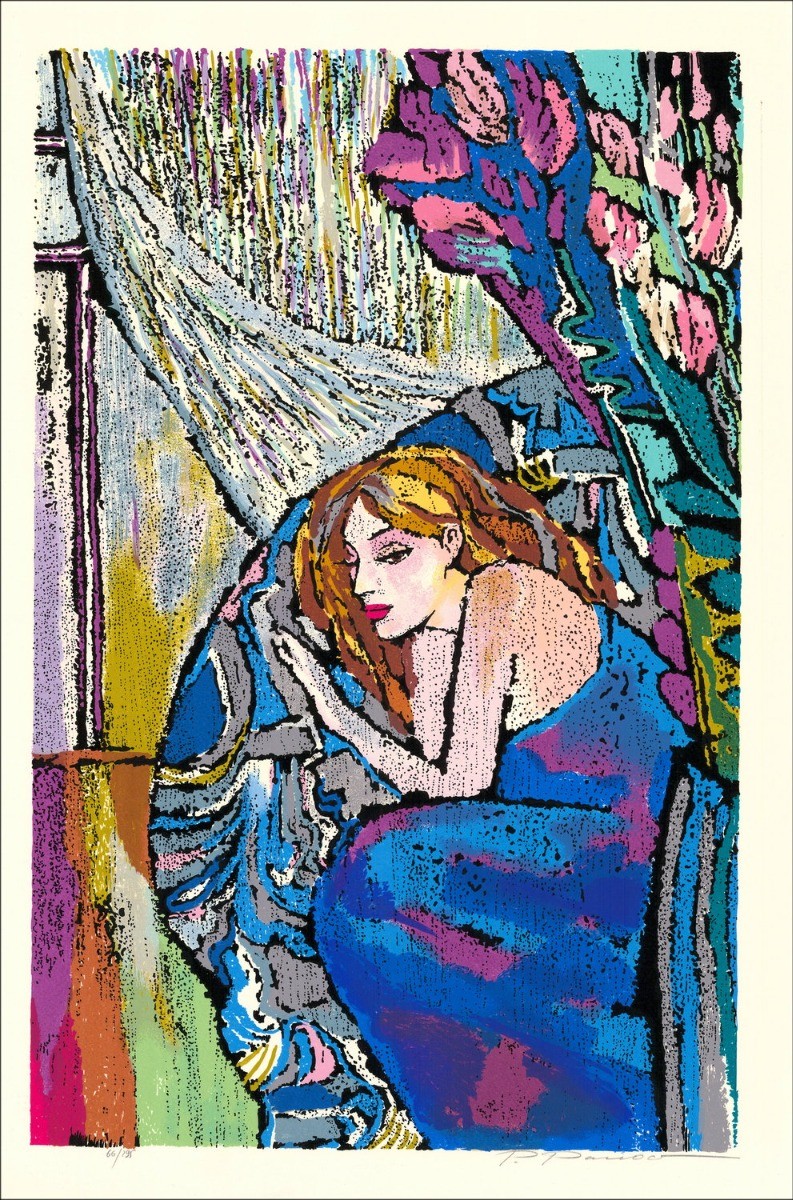 Liegen Frau - Original-Lithographie unterzeichnet und nummeriert in Bleistift von Künstler - Budgetbereich, kleiner Preis, Dekor