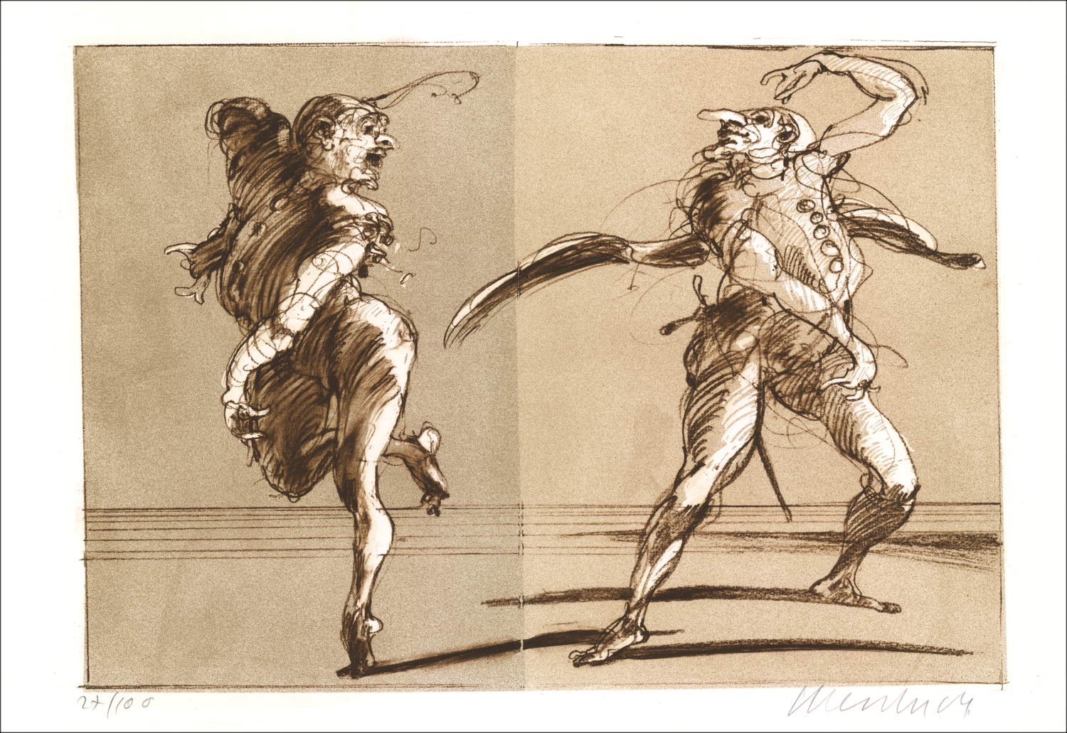Kaufen Sie Claude Weisbuch Jacques Calloge, Original Lithograph Hose