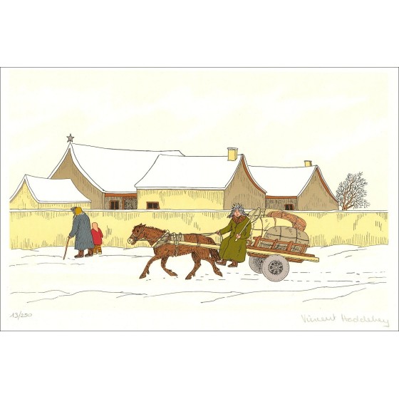 Vincent hadelsey - originele litho "China" 37x54 cm - 1985 - ondertekend en genummerd
