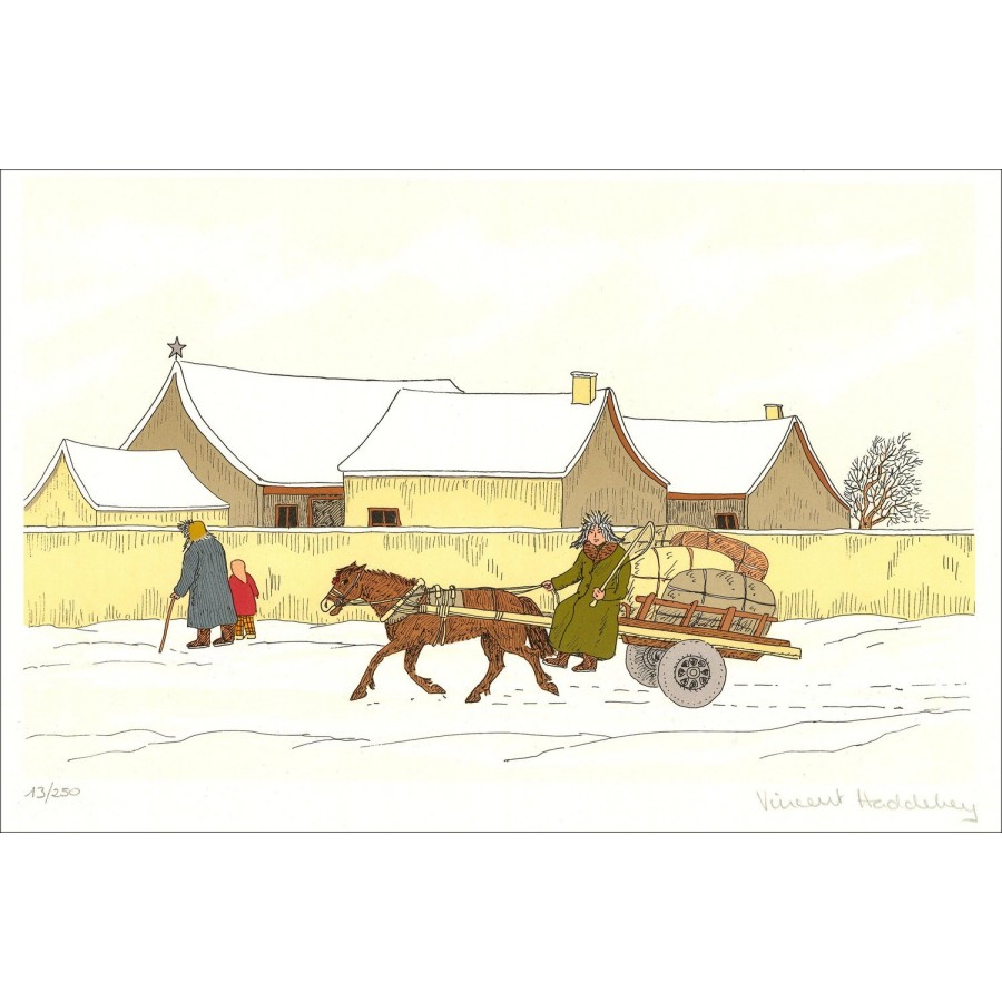 Vincent Haddelsey - Litografia originale "Cina" 37x54 cm - 1985 - firmata e numerata