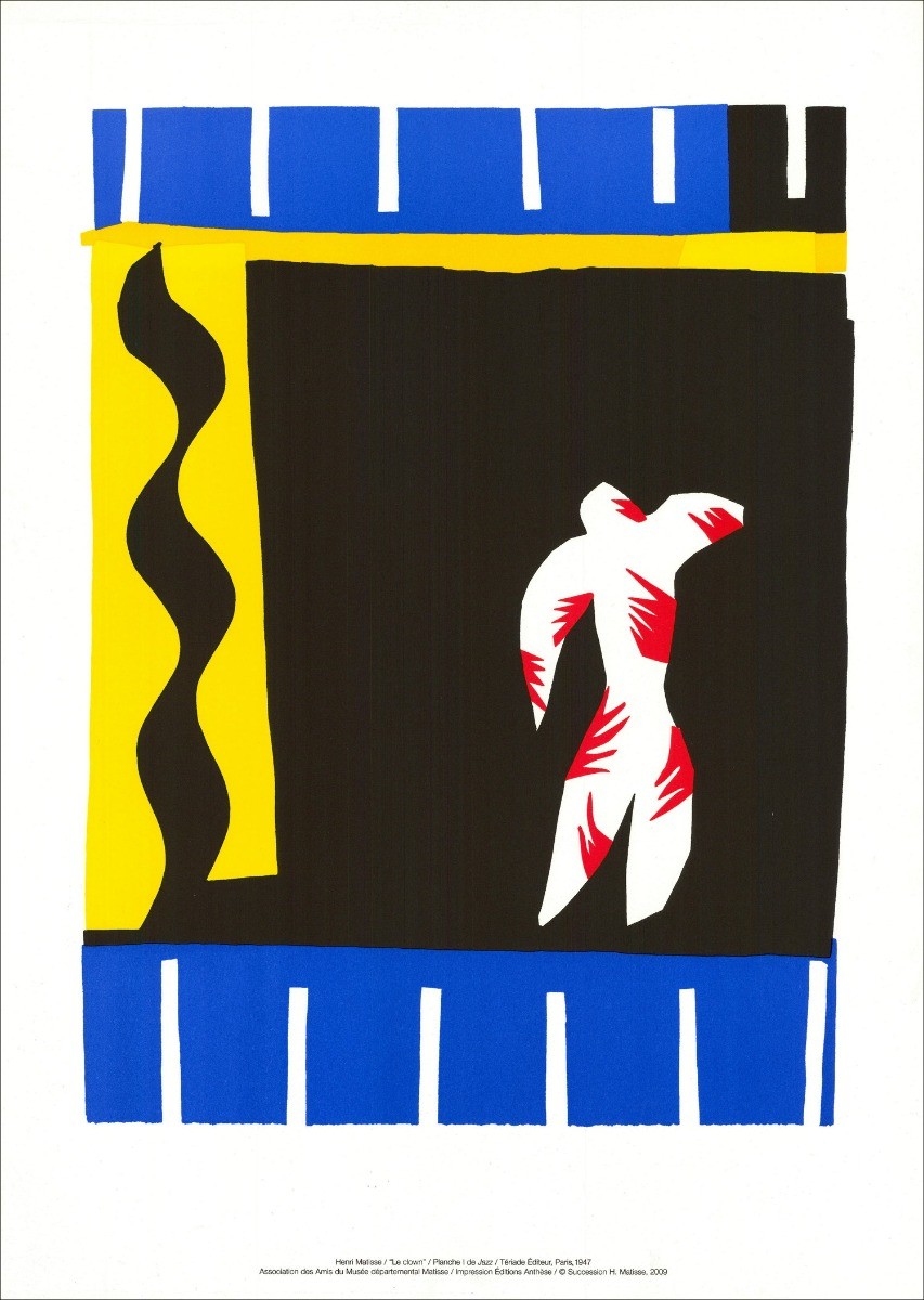 Aankoop Lithografie de Clown Henri Matisse 1947