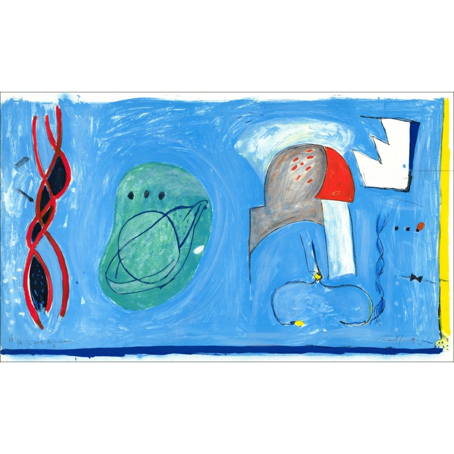 Robert RADFORD - Original Lithograph "Composition 03" 70x118cm