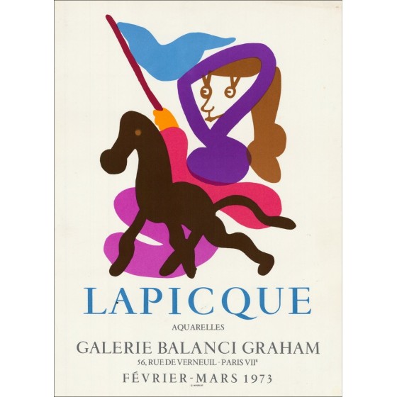 Expositie, Galerie Balanci Graham, Parijs" 57x42cm - 1973