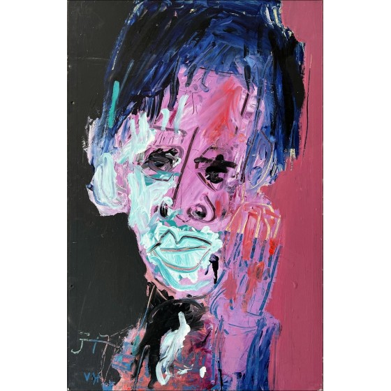 Koop Jean Michel Basquiat een originele schilderij van Victor HASCH