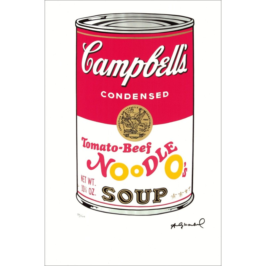 "Campbell's Soup I" por Andy Warhol - Impresión de pantalla firmada