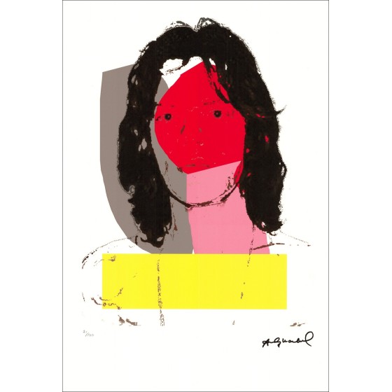 "Mick Jagger II" di Andy Warhol - Service stampata