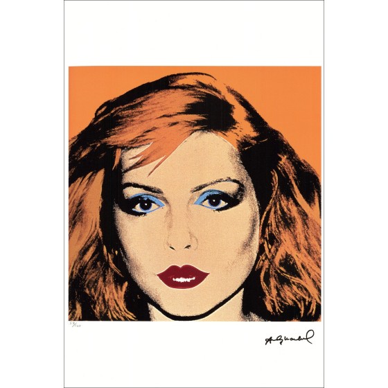 Andy Warhol - Impresión de pantalla "Debbie Harry I" 57x39cm - 1995