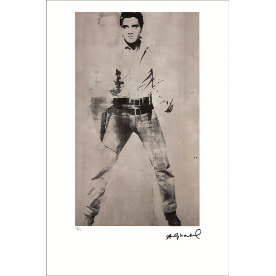"Elvis" de Andy Warhol - Impresión firmada de pantalla