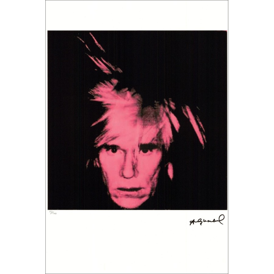 Andy Warhol - ScreenPrint "Andy Warhol Self-portret" 57x39cm - 1995