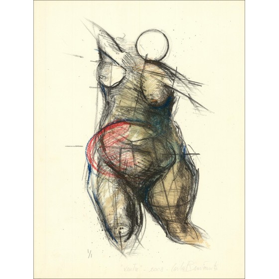 Carla Benvenuto – Ventre II, litografia unica