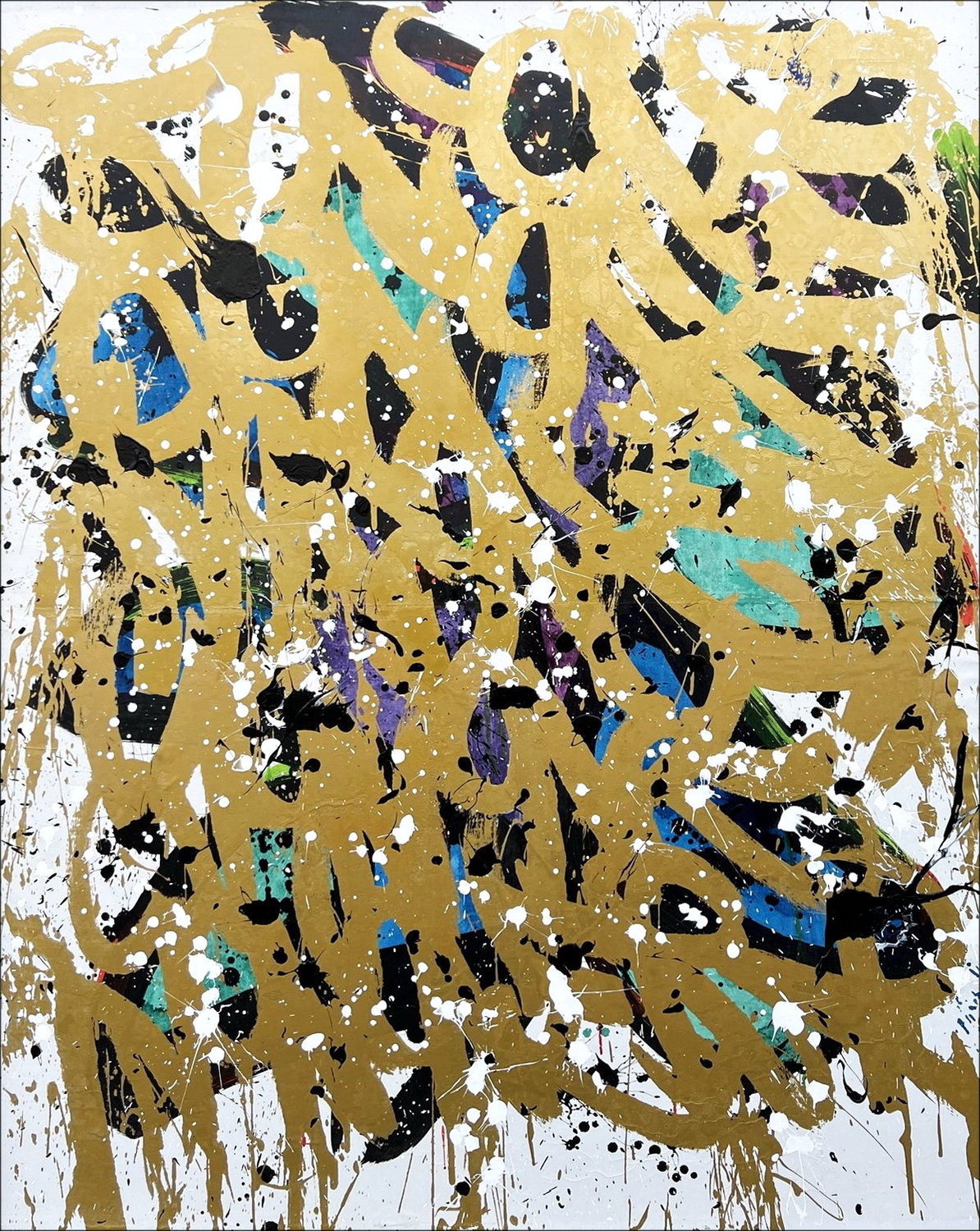 ▷ Birth of the wind par JonOne, 2018 | Acrylique & Mixte