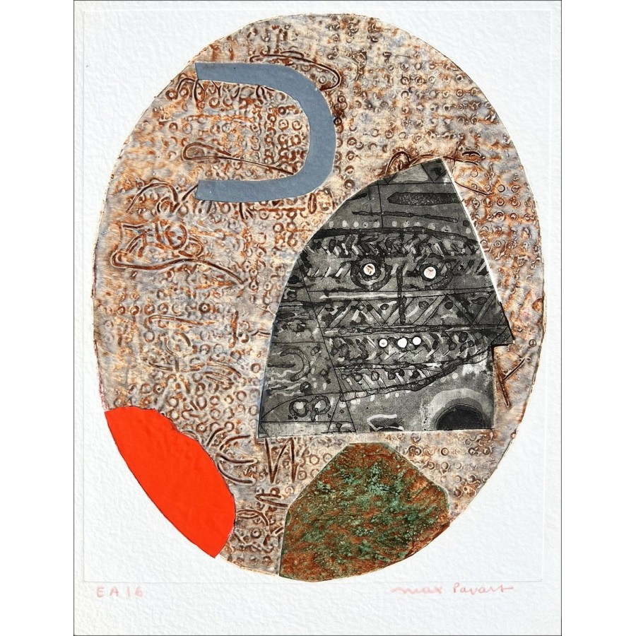 Grabado original de Max Papart "Labyrinth" 38x29cm, disponible para la venta