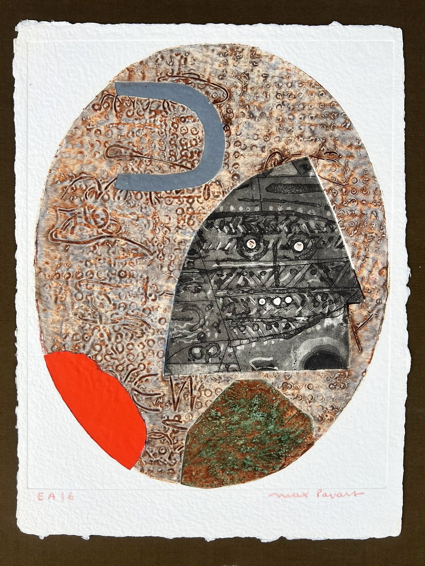 Original engraving of Max PAPART "Labyrinth" 38x29cm, available for sale