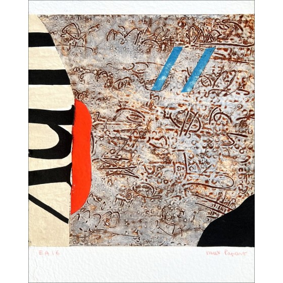 Incisione originale di Max Papart "Vertige" 38x29cm, disponibile per la vendita