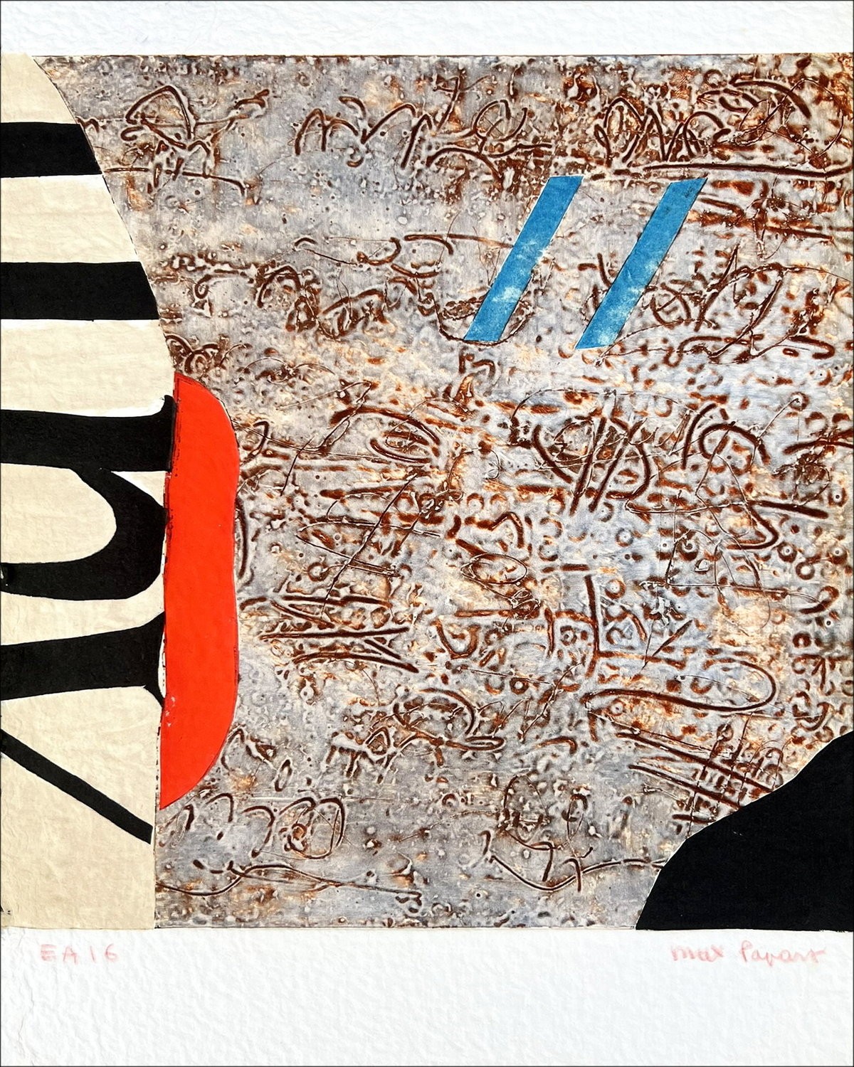 Incisione originale di Max Papart "Vertige" 38x29cm, disponibile per la vendita