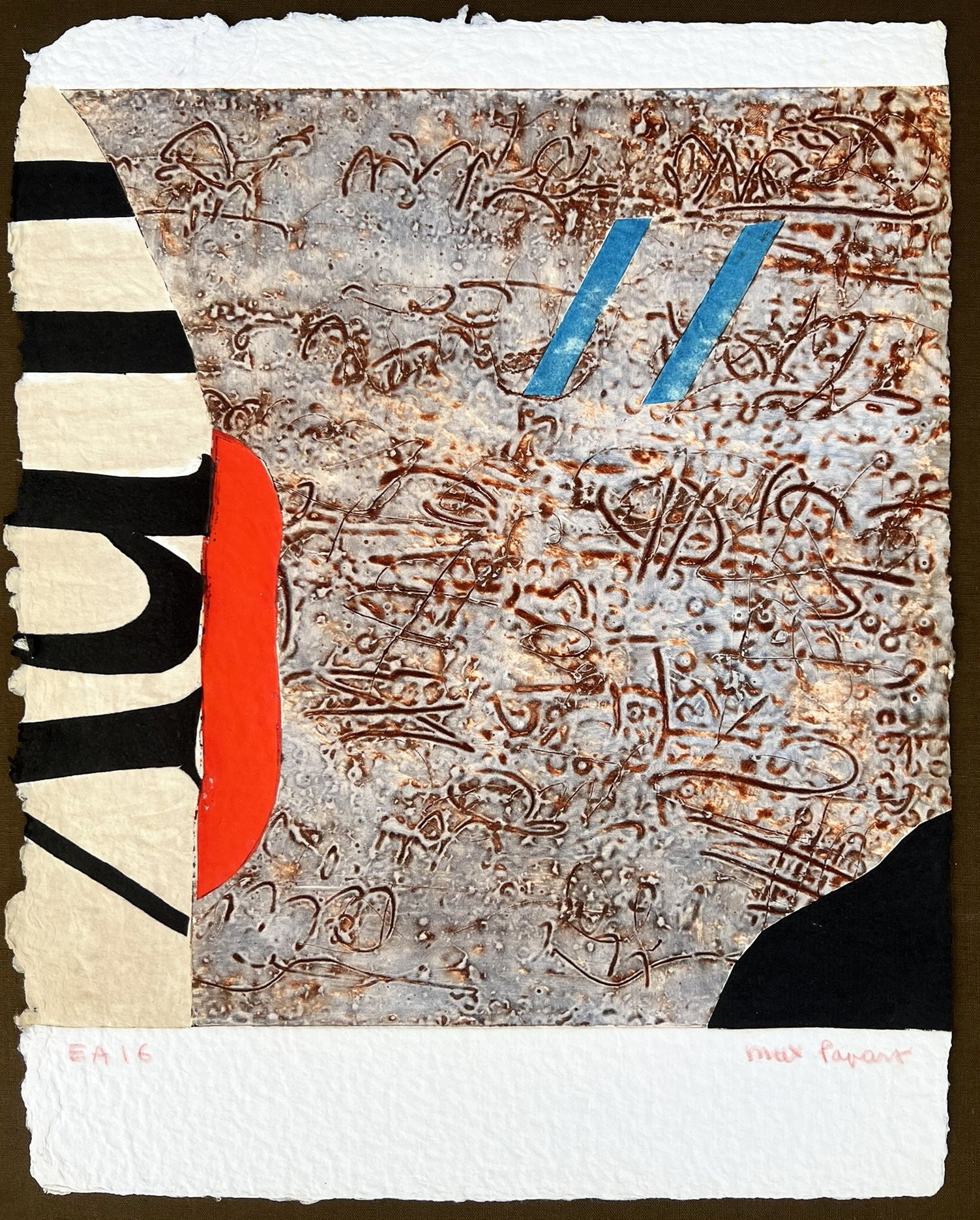 Incisione originale di Max Papart "Vertige" 38x29cm, disponibile per la vendita