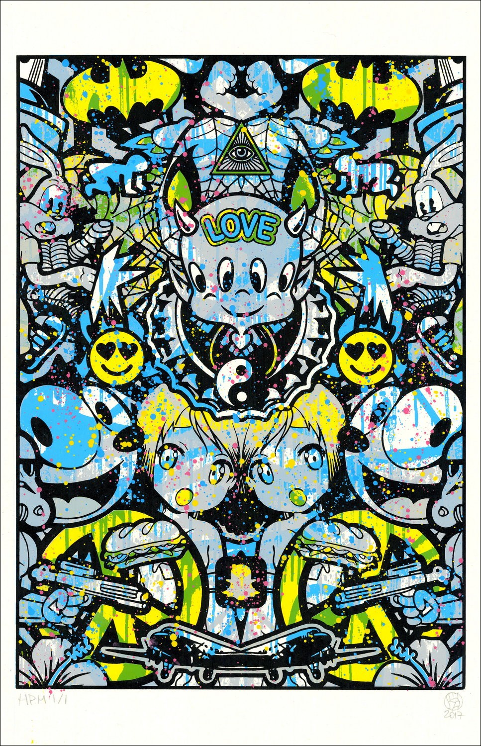 Comprar HPM Acrílico y Pantalla Imprimir Speedy GRAPHITO URBAN AMOR