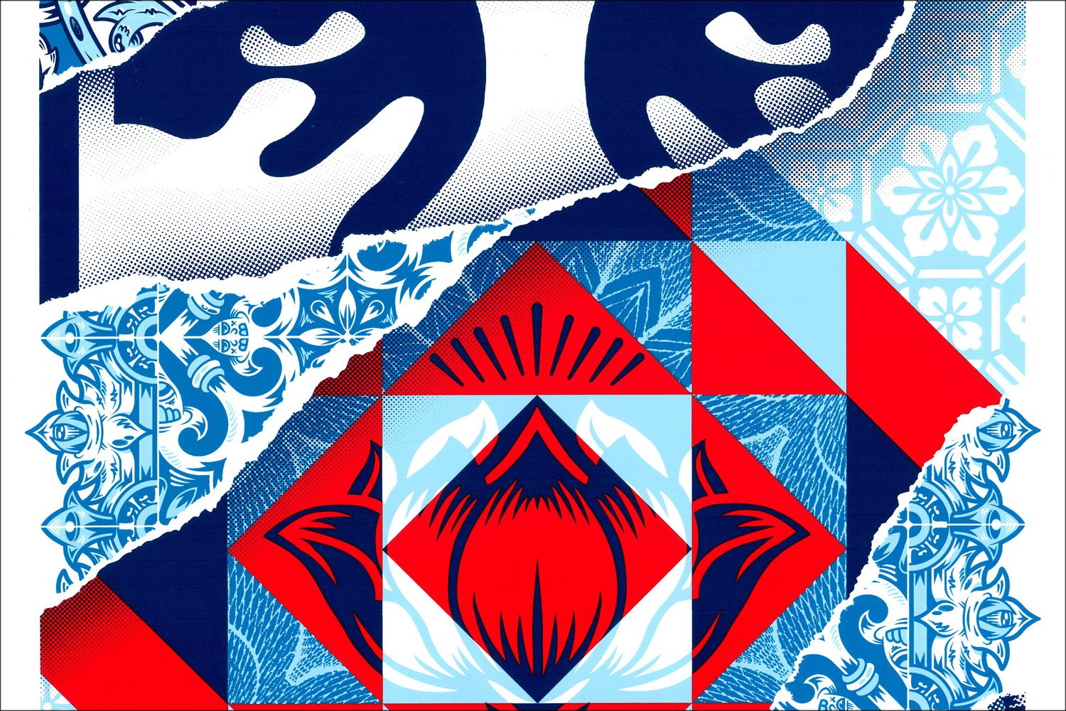 Aggiungi carburante e obey - Seilkscreen modulare - Galleria 125