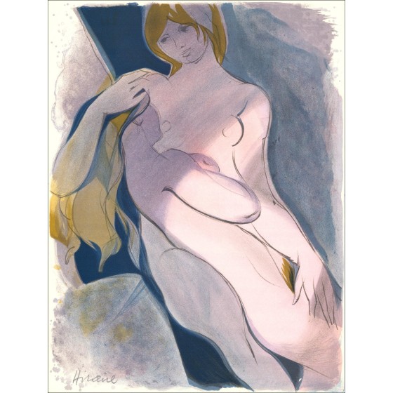 Kaufen Sie Original-Lithographie von Camille Hilaire-Frauen, das schöne