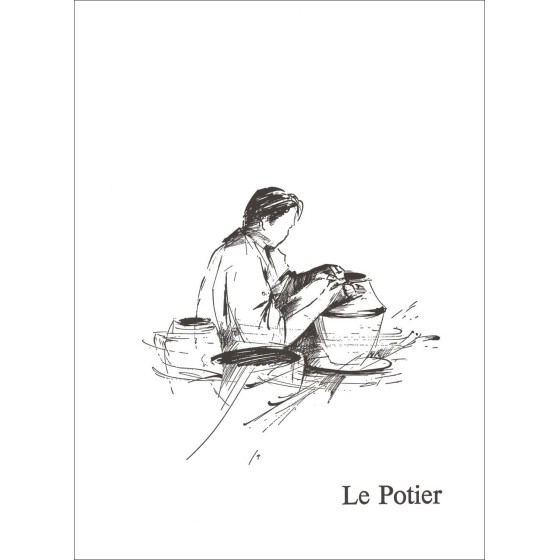 Koop Raymond POULET Lith 1984 Originele Le Potier 1984