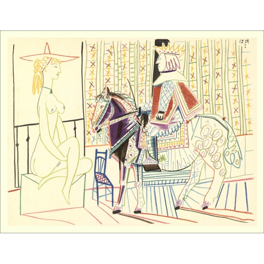 La Comédie Humaine, Lithographie 26x35cm par Picasso, 1954 - À Vendre