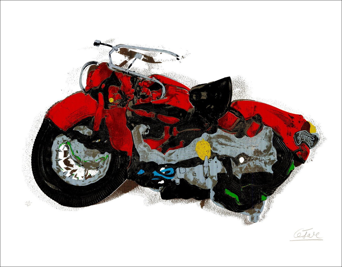 Kaufen Sie SILKSScreen Caesar Motorradkompression
