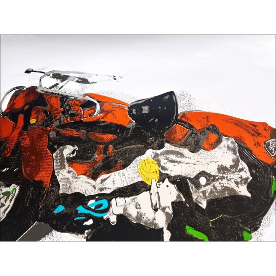 Comprare la compressione del motociclo Caesar di serigrafia