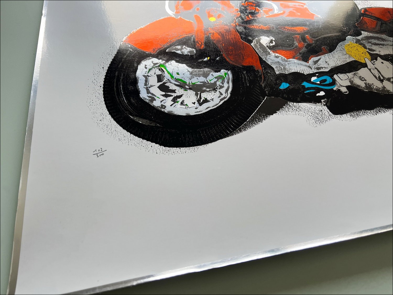 Comprare la compressione del motociclo Caesar di serigrafia