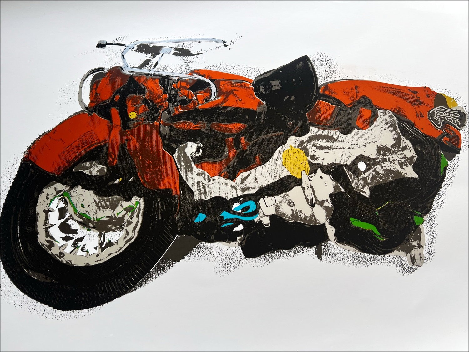 Comprare la compressione del motociclo Caesar di serigrafia