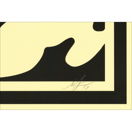 Shepard Fasy Acquista obbedire la serigrafia la crema gigante A 73x61cm 2017