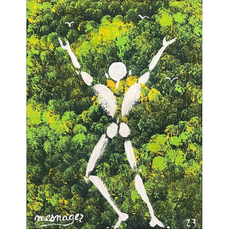Buy The trees of Jérôme MESNAGER Painting acrylic 2023