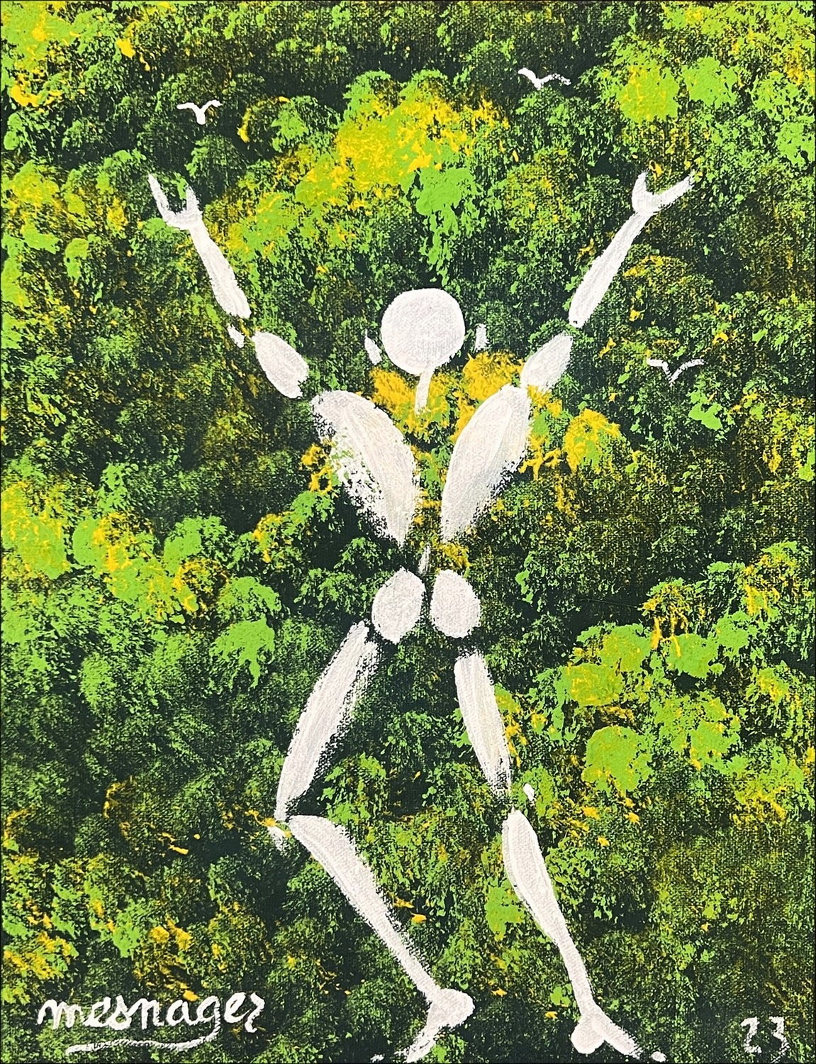Buy The trees of Jérôme MESNAGER Painting acrylic 2023
