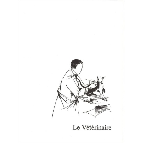 Acheter Raymond POULET Lithographie Originale Le Vétérinaire 1984