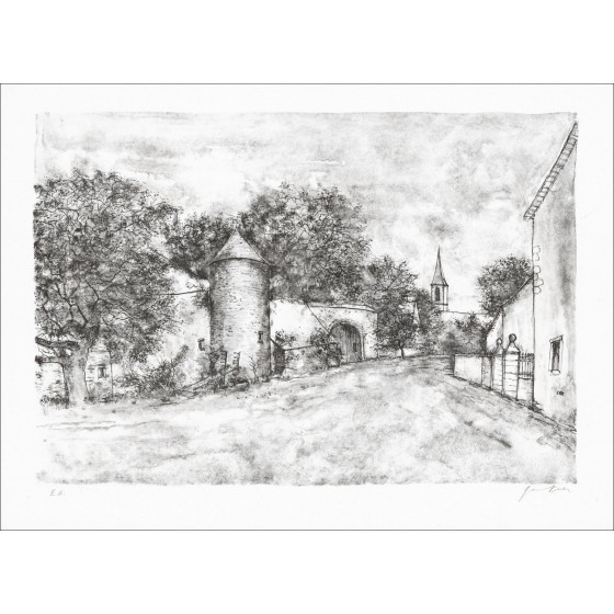 Comprar Bernard Gantner Farm Court Litografía original
