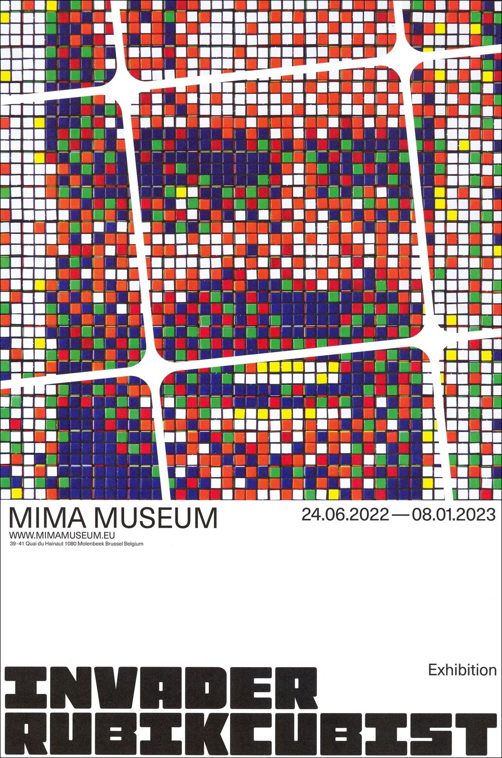➤ INVADER | Poster | Mostra Rubikcubist | 2023