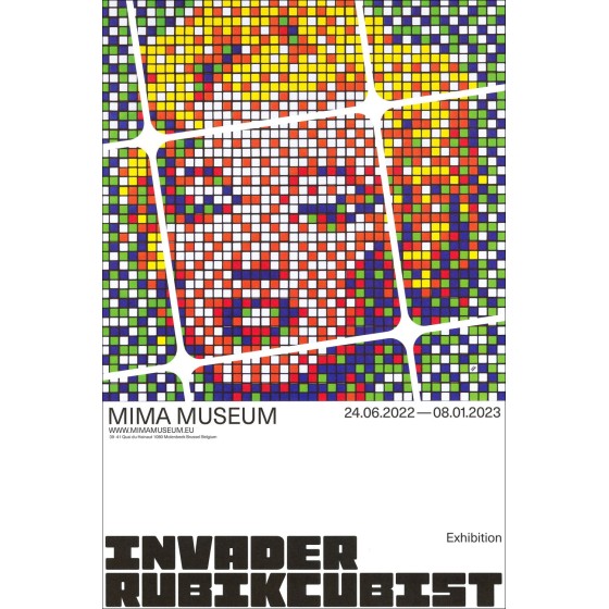 INVADER - Mostra Rubikcubist - Poster 2023