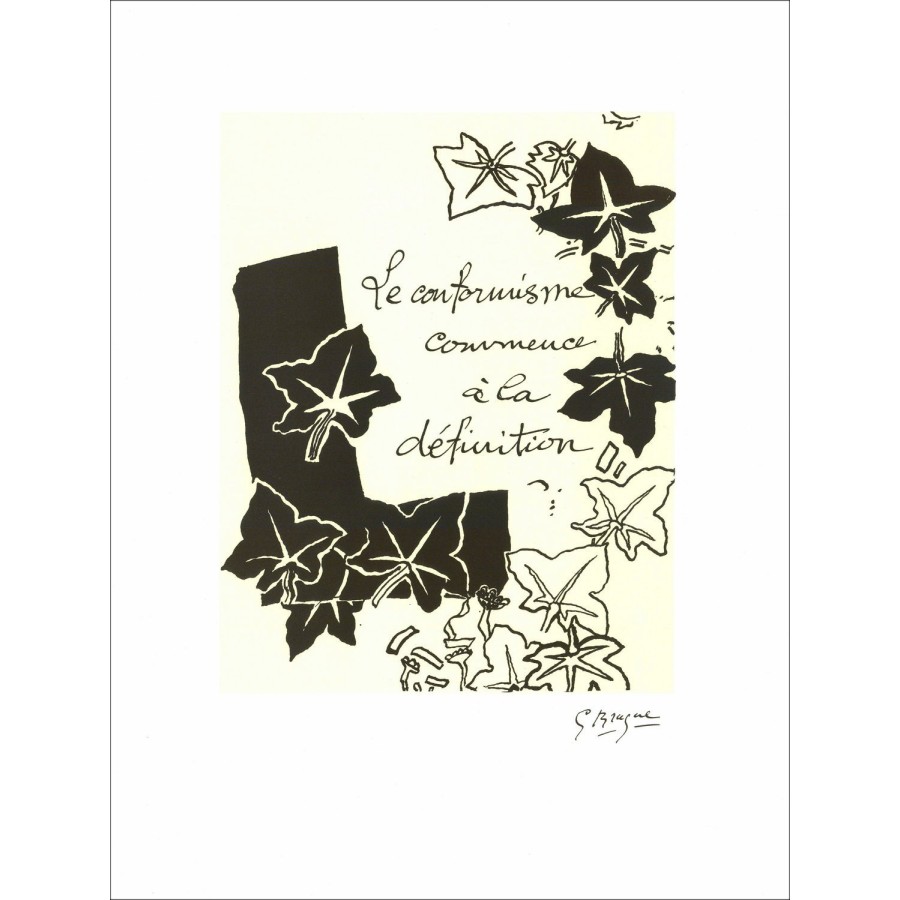 Georges Braque zijn lithografie conformisme