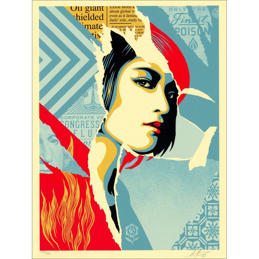 SHEPARD FAIREY (OBEY) - serigrafia "solo il miglior veleno" 61x46cm - 2023