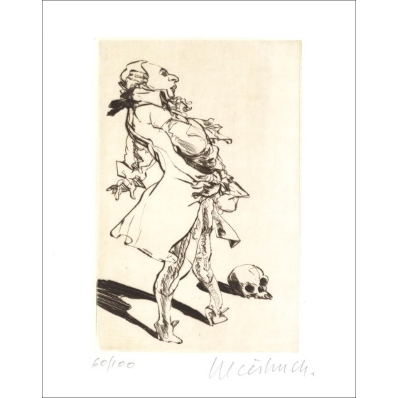 Buy Claude WEISBUCH Dom Juan Vanité Original Engraving 2006