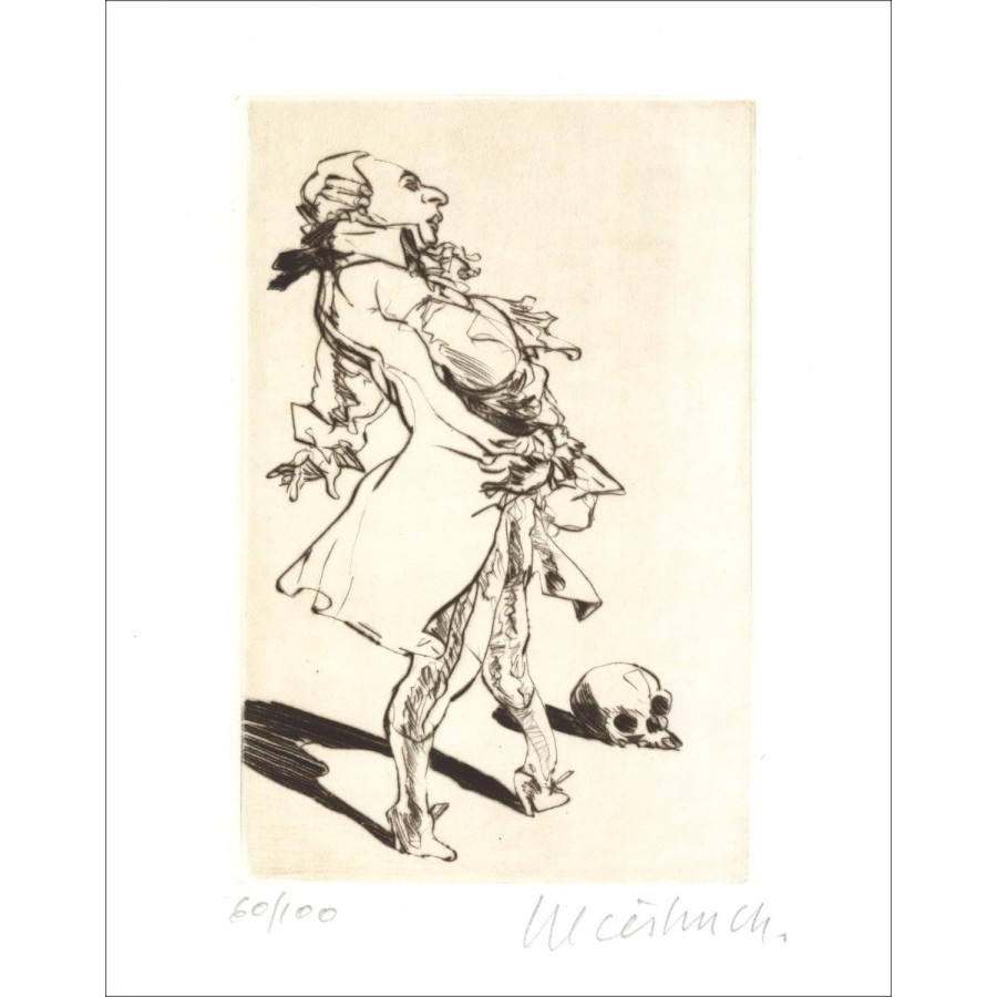 Acheter Claude WEISBUCH Dom Juan Vanité Gravure Originale 2006