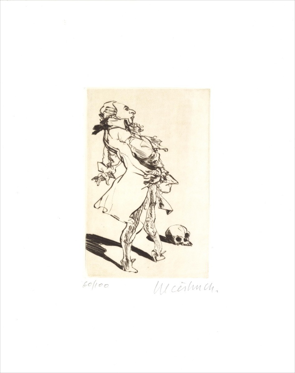 Acheter Claude WEISBUCH Dom Juan Vanité Gravure Originale 2006