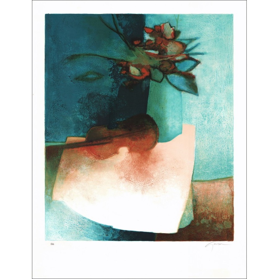 Acheter Le petit violon de Claude GAVEAU Lithographie originale