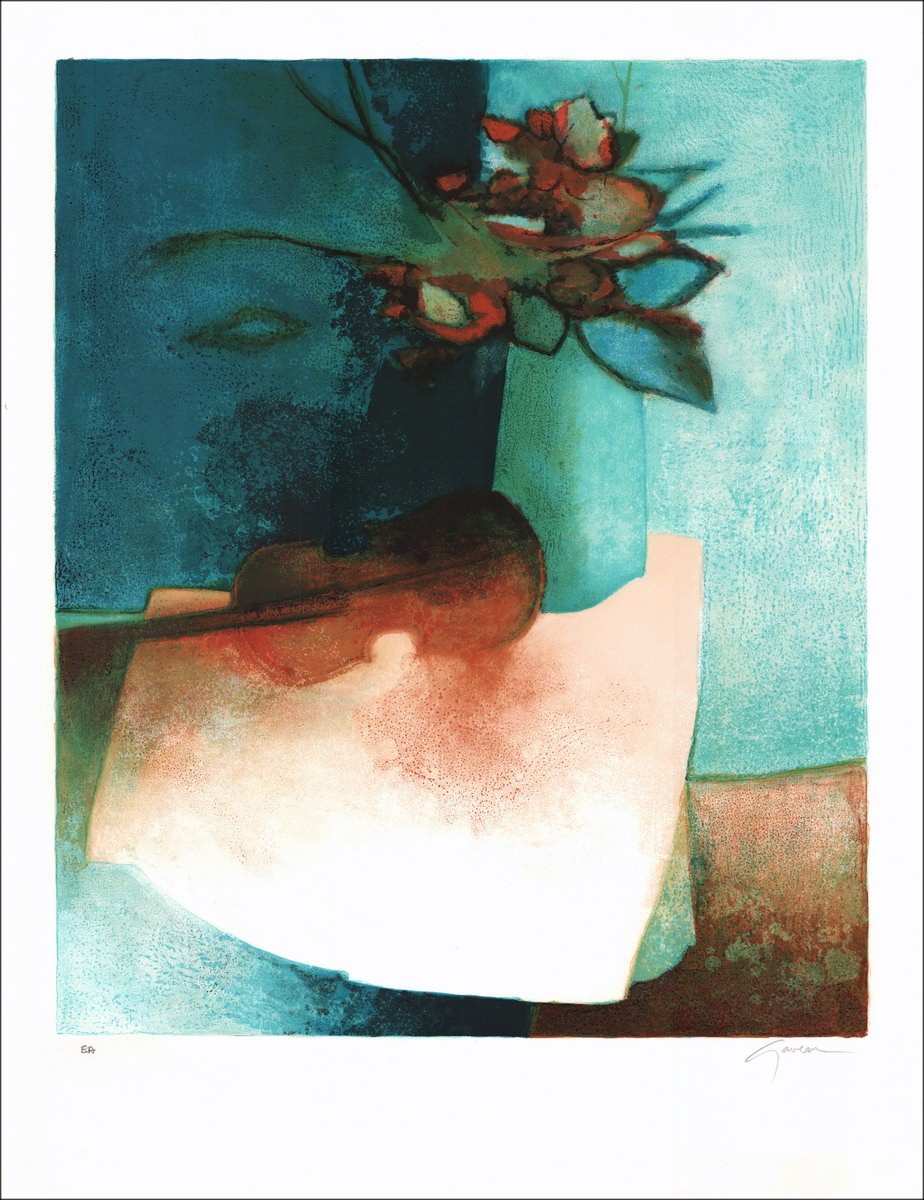 Acheter Le petit violon de Claude GAVEAU Lithographie originale