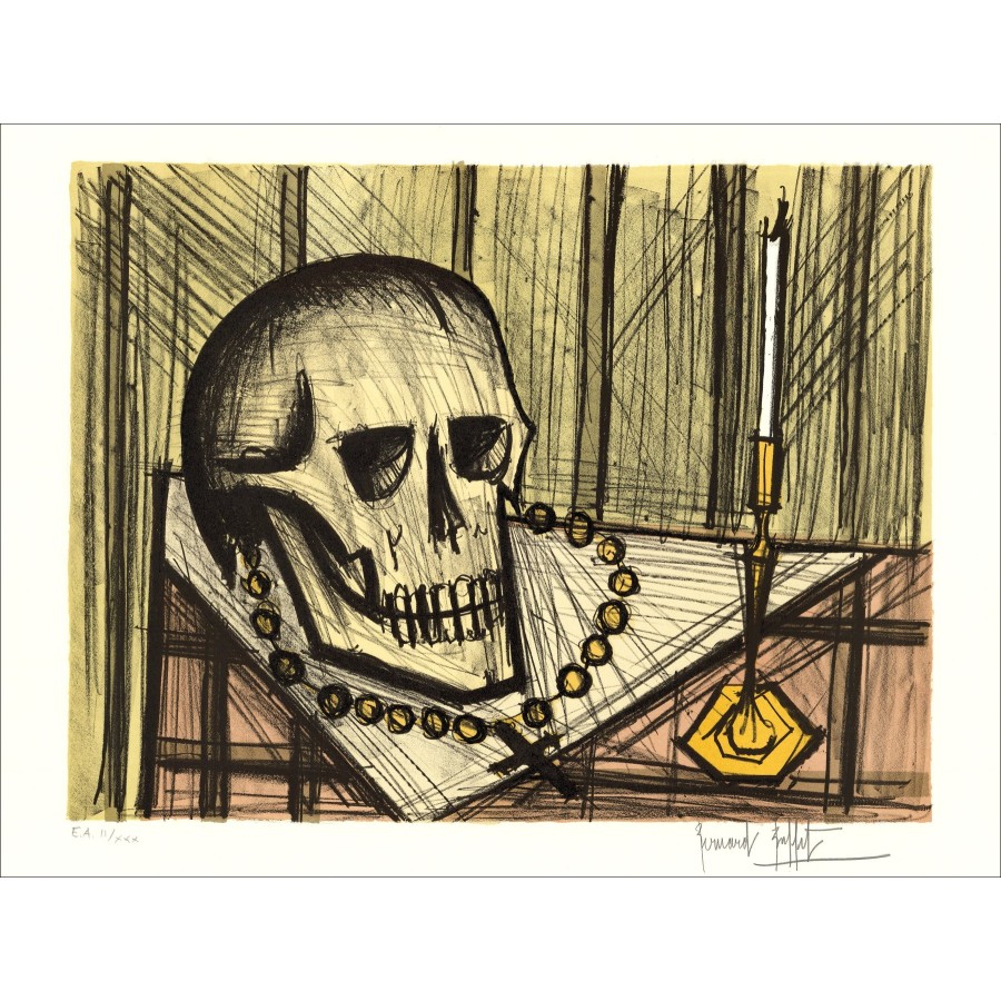 Bernard Buffet 'La Vanity' 1990 - Litografía original certificada