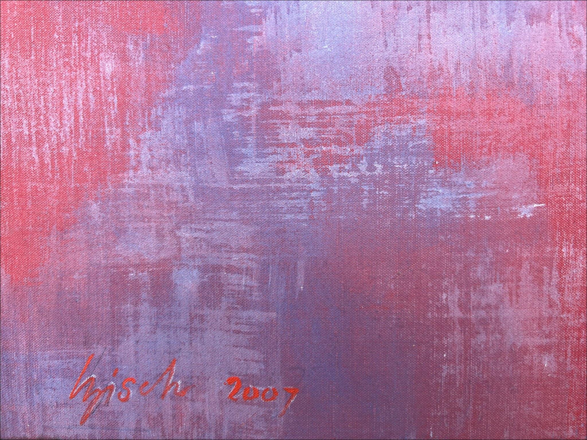 Thierry Bisch - Canvas Malen "Das Kaninchen" 40x80cm, zur Verfügung gestellte Arbeit