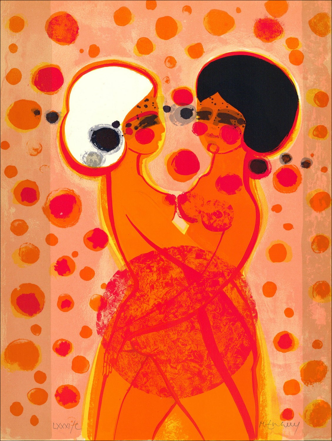 ➯ Angélics XI - Frédéric Menguy Originele Litho 56x42cm