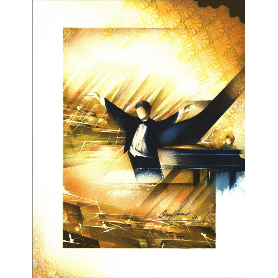 Kaufen Sie Orchesterkoch Raymond Hühnchen-Lithograph-Original