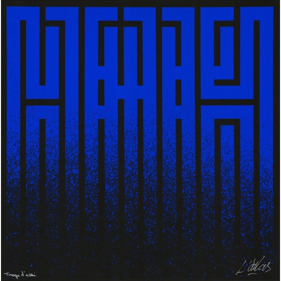 ➤ L'ATLAS Serigrafia originale Caeruleum 2021